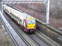 334021 having just left Dalmarnock.<br><br>[Colin Harkins 10/02/2007]