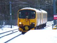 Network Rail NMT 950001 passing through Johnstone heading east.<br><br>[Graham Morgan 18/01/2007]