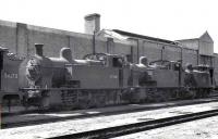 47167 and 47168 at Ladyburn Shed in 1958.<br><br>[Graham Morgan collection 02/08/1958]