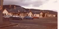 Ballater station in 1979-81 (going by my fathers Triumph - notice the Morris Oxford, which was ancient even then!)<br><br>[Ken Strachan //1980]