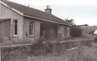 Lumphanan station was rarely photographed. No trace now remains of the station, nor of the adjacent hump-backed, single carriageway road bridge.<br><br>[Ken Strachan //1976]