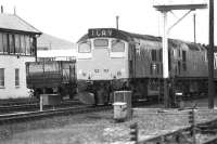 Class 24 and 26 types on a southbound service approaching Aviemore in June 1974.<br><br>[John McIntyre 15/06/1974]