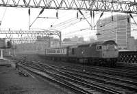 Glasgow Central on 26 March 1974 with a class 27 on ECS duty.<br><br>[John McIntyre 26/03/1974]