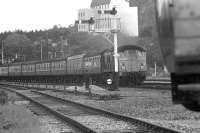 Class 24 5112 takes a train north from Aviemore in June 1974.<br><br>[John McIntyre 15/06/1974]