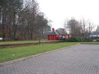 Dornoch. The old station viewed from the former yard area.<br><br>[John Gray 18/02/2007]