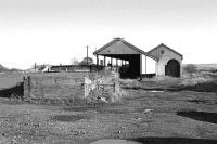 Goods yard at Haddington in 1976.<br><br>[Bill Roberton //1976]