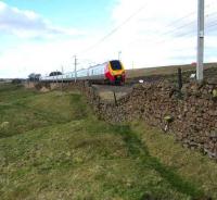 Voyager northbound at Scout Green on 18 February.<br><br>[John McIntyre 18/02/2007]