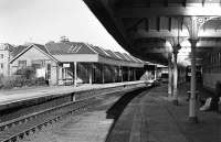 A 1976 view towards the buffer stops at North Berwick.<br><br>[Bill Roberton //1976]