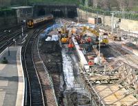 View west from Waverley Bridge on 23 February 2007.<br><br>[John Furnevel 23/02/2007]