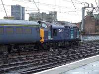 37605 crossing the Clyde Viaduct as it approaches the Glasgow Central at the rear of the Network Measurement Train.<br><br>[Graham Morgan 31/01/2007]