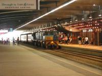 Kuranda service arriving at Cairns Central. All railways North of Brisbane are 3ft 6in gauge.<br><br>[Paul D Kerr 20/01/2007]