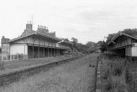 Melrose station in 1975 looking east.<br><br>[Bill Roberton //1975]