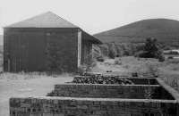 Walkerburn goods yard in 1975.<br><br>[Bill Roberton //1975]