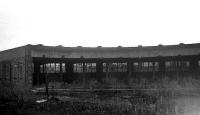 The derelict Kittybrewster shed as seen in November 1972.<br><br>[John McIntyre /11/1972]