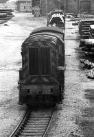 3677 shunting in the pipe-transfer yard at Waterloo in May 1975.<br><br>[John McIntyre /05/1975]