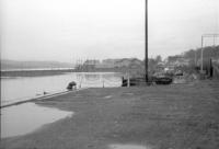 Frisky Wharf, Bowling. This was the terminus of the line from Balloch. View looks west.<br><br>[Ewan Crawford /12/1986]