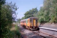 Craven Arms bound at Penybont viewed from the disused platform.<br><br>[Ewan Crawford //]