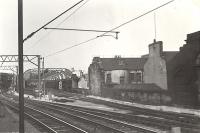 Original Central bridge from south.<br><br>[G H Robin collection by courtesy of the Mitchell Library, Glasgow 13/07/1962]