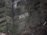 Inscription on portal of G&SWR tunnel... Suspect BGN stands for Bridgeton.<br><br>[Colin Harkins 16/03/2007]