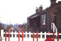 Crakehall station from the level crossing in 1982.<br><br>[John McIntyre //1982]