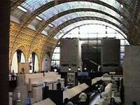 Interior view of d'Orsay Museum, Paris, formerly a railway station serving south-west France.<br><br>[Alistair MacKenzie 12/11/2002]