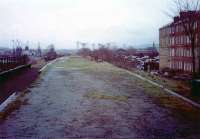 Site of former Yoker Riverside Station, David Andrew Jr. - Architect.<br><br>[Alistair MacKenzie 01/06/1981]