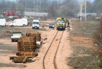 Loading activity in the sidings at Kincardine on 30 March 2007.<br><br>[John Furnevel 30/03/2007]