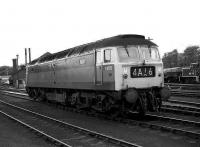 1950 ready for action at Ferryhill MPD, 03 June 1973.<br><br>[John McIntyre 03/06/1973]