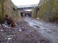 Cleared route looking back from the Tunnel Portal.<br><br>[Colin Harkins 29/03/2007]