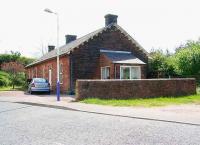 The old station building at Gretna Green, now a private residence. View south on 30 May 2007 towards the bridge carrying Glasgow Road over the line.<br><br>[John Furnevel 30/05/2007]