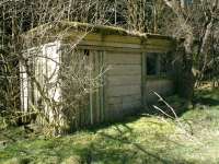 Strathendrick & Aberfoyle Railway, Lineside hut.<br><br>[Alistair MacKenzie 04/04/2007]