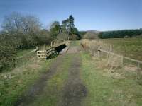 Strathendrick & Aberfoyle Railway, bridge over Kelty Water.<br><br>[Alistair MacKenzie 04/04/2007]