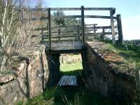 Strathendrick & Aberfoyle Railway, farm bridge.<br><br>[Alistair MacKenzie 04/04/2007]