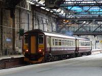 SPT class 156 at Waverley platform 10.<br><br>[Adrian Coward 08/04/2007]