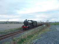 In the early morning light 61994 approaching Dingwall with <I>The Great Britain</I>.<br><br>[John Gray 11/04/2007]