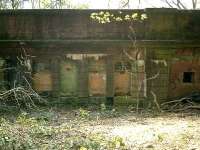 Caledonian Railway Lanarkshire and Dumbbartonshire line, Bowling station (rear).<br><br>[Alistair MacKenzie 13/04/2007]