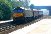 47245 at the rear of <i>The Great Britain</i> returning to London Kings Cross passing Gleneagles on 14 April.<br><br>[Brian Forbes 14/04/2007]