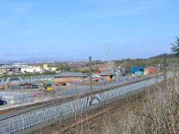 <i>W. H. Malcolm</i> Elderslie Depot, new buildings in place. Here at the east end of the depot another entrance/exit is to be provided to improve access.<br><br>[Graham Morgan 12/04/2007]