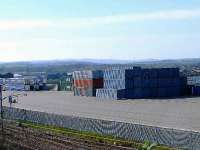 <i>W. H. Malcolm</i> Elderslie Depot, containers stacked and ready for transit.<br><br>[Graham Morgan 12/04/2007]