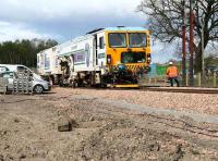 Scene at Alloa East loop on 19 April 2007 with various PW activities taking place.<br><br>[John Furnevel 19/04/2007]