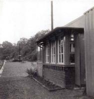 West Highland Line, Ardlui Station signal cabin.<br><br>[Alistair MacKenzie 01/10/1981]