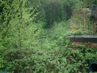 Caledonian Railway Lanarkshire and Dumbartonshire line, view of station area at Old Kilpatrick, looking W from bridge over Ferry Road.<br><br>[Alistair MacKenzie 25/04/2007]