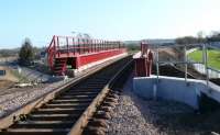 South view of robust structure of Helensfield Bridge.<br><br>[Brian Forbes 02/02/2007]