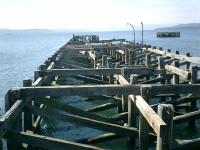 <B>Skeleton</B> of Craigendoran Pier.<br><br>[Alistair MacKenzie 30/04/2007]