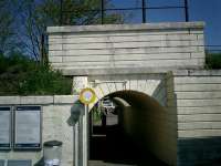 Pedestrian access to Craigendoran Station under WH line.<br><br>[Alistair MacKenzie 30/04/2007]