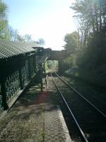 West Highland Line, Helensburgh Upper Station looking East.<br><br>[Alistair MacKenzie 30/04/2007]