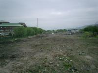 Caledonian Railway Lanarkshire and Dumbartonshire line at Golden Jubilee Hospital, looking to site of Dalmuir Riverside Station.<br><br>[Alistair MacKenzie 04/05/2007]