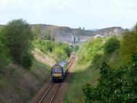 170 401 with a Sunday diversion leaves Newburgh and heads east.<br><br>[Brian Forbes /05/2007]