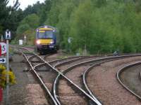 Edinburgh 170 approaches Ladybank, off the Perth line.<br><br>[Brian Forbes 11/05/2007]