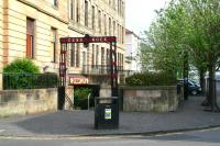 Looking more Boulevard Saint Michel than Paisley Road West. One of the stars of the Glasgow Subway system, Cessnock station, seen here on a Sunday morning in May 2007.<br><br>[John Furnevel 13/05/2007]